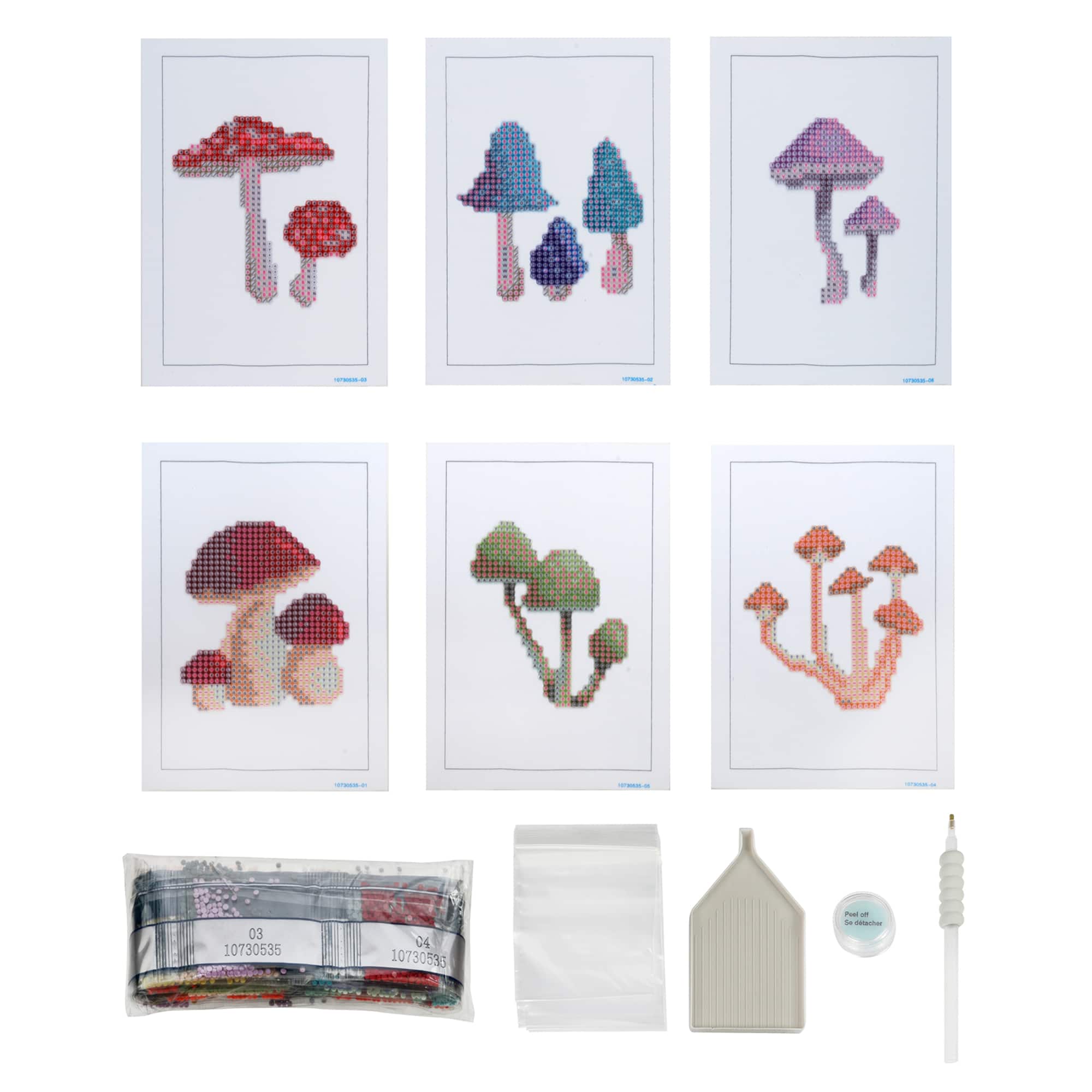Mushrooms Diamond Art Kit by Make Market®